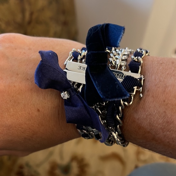 Extremely rare Juicy Couture circa 2010 multi chain magnetic clasp bracelet - Picture 6 of 10
